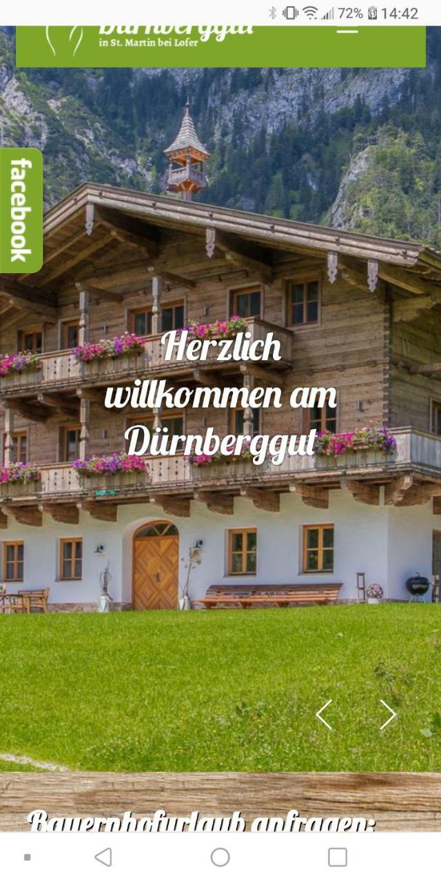 Duernberggut Apartment Санкт Мартин бай Лофер Екстериор снимка